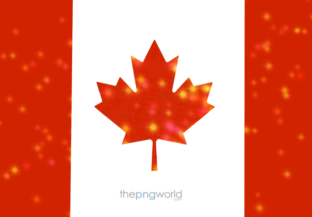 Canadian Flag with Starry Glimpse Canada,Canadian flag,leaf,maple,red,white,accuracy,national,background,country,landmark,north,holiday,banner,icon,grunge,symbol,vintage,Toronto,glimpse,stars,yellow